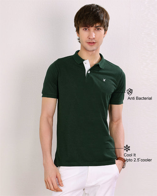 DARK GREEN / M